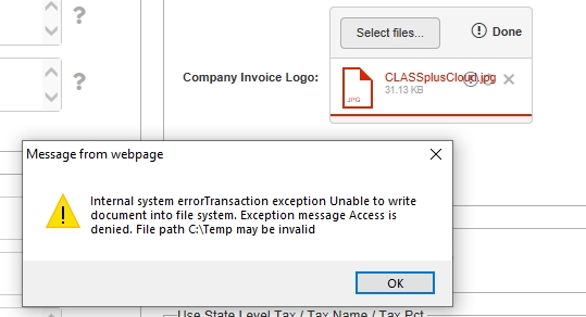 Error uploading Image into AwareIM.jpg Error uploading Image into AwareIM.jpg